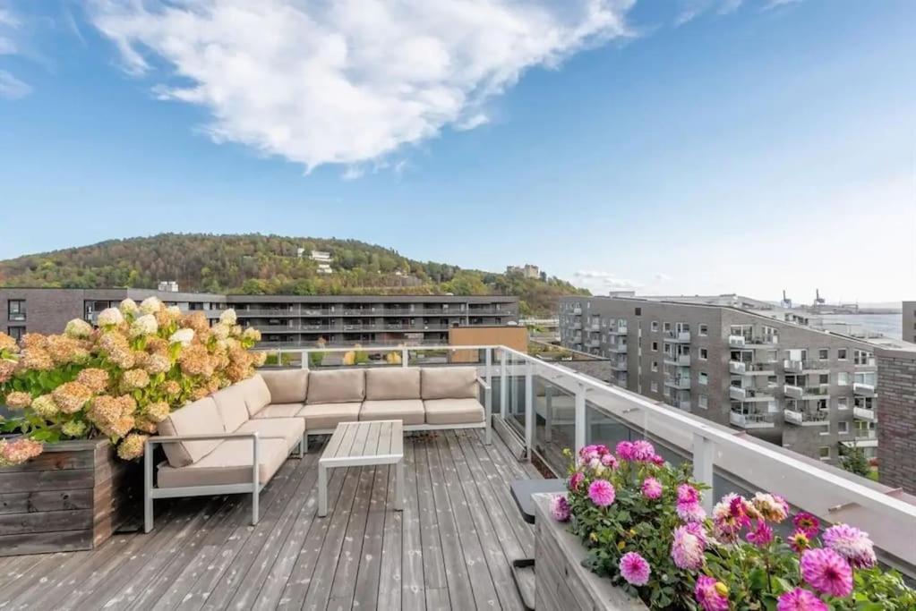 Luxury 2-Bedroom Apartment With Seaview In Oslo City Center Екстер'єр фото